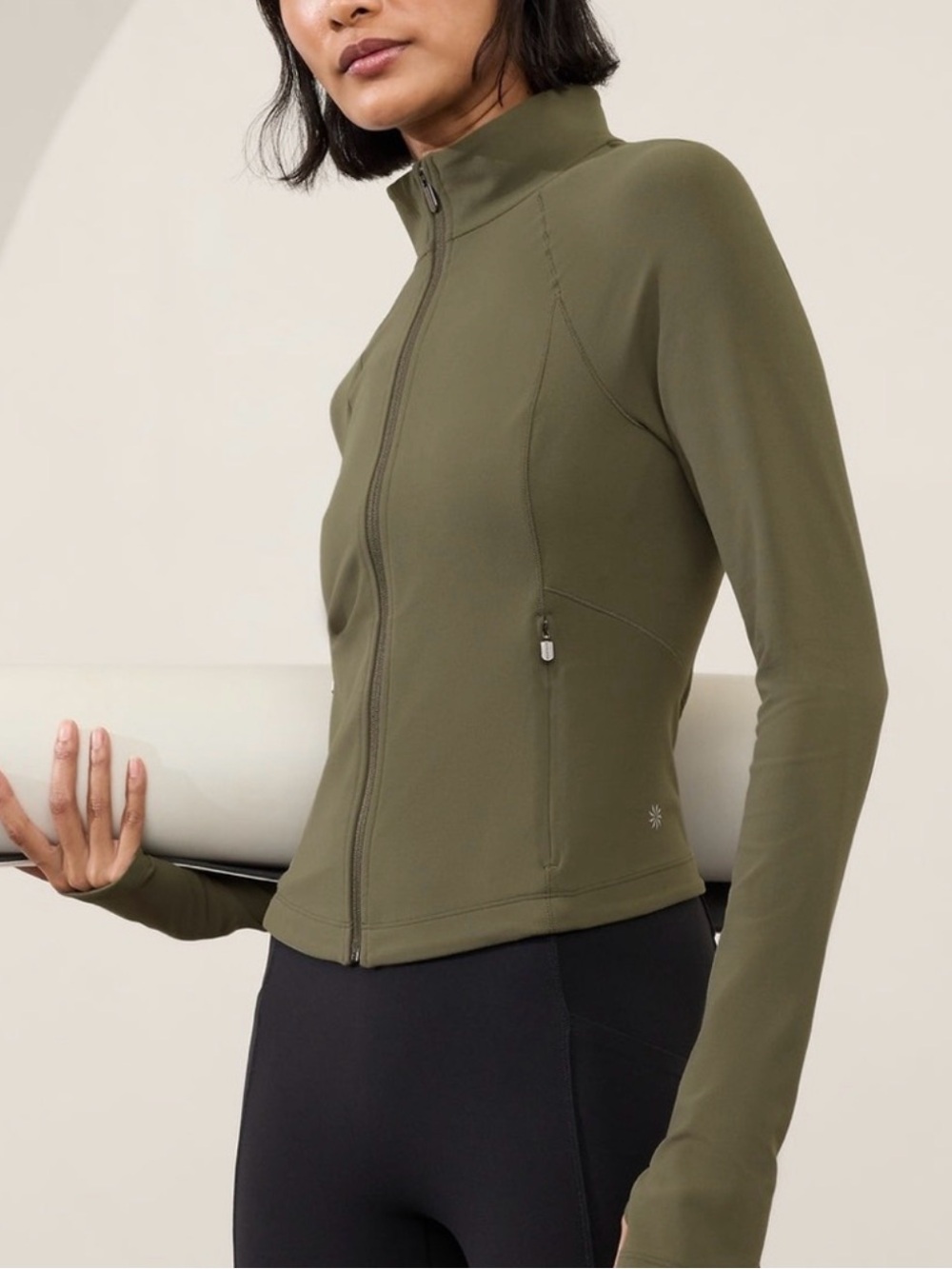 NWT Athleta Salutation Crop Mesh Jacket Small